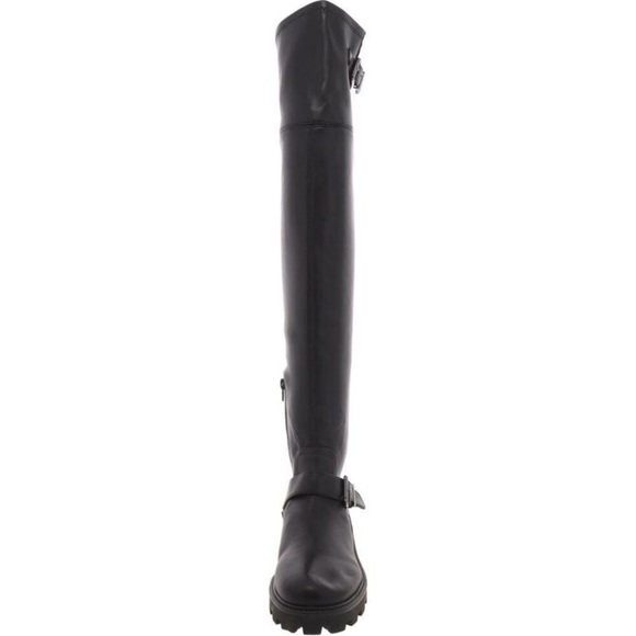 Nine West Black Over-the-Knee Boots with Buckle Detail Nemba boots 5 1/2 - Picture 3 of 10